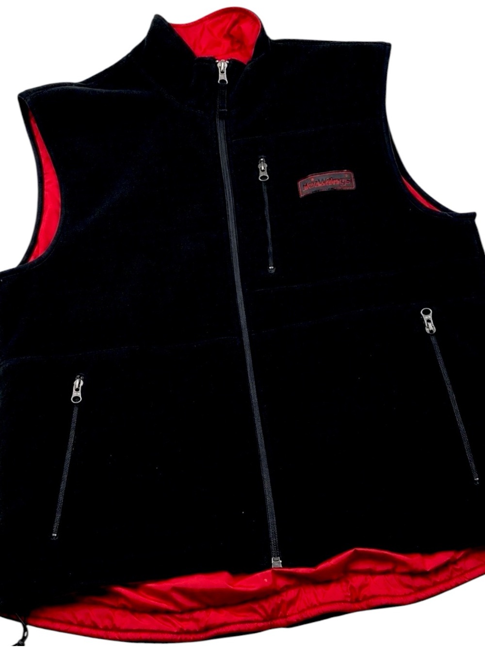 Vintage Polo Sport Ralph Lauren Reversible Polartec Fleece Vest Men’s M Black
